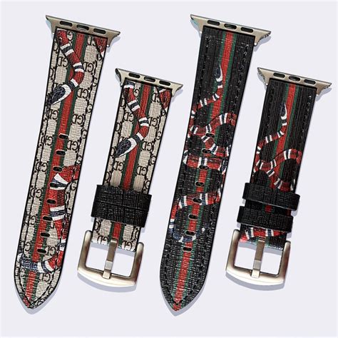 gucci iwatch band 44mm|apple watch band Gucci snake.